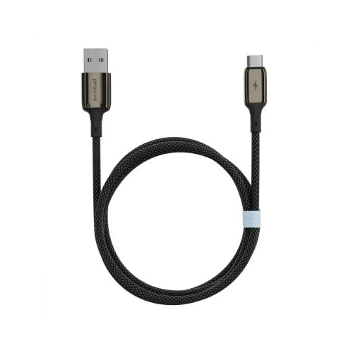 Кабель Proove Dense Metal Type-C to Type-C 60W (1m) Black